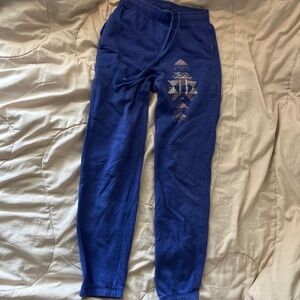 Mossimo Blue Boho Joggers | Cozy Retro Vibe Loungewear
